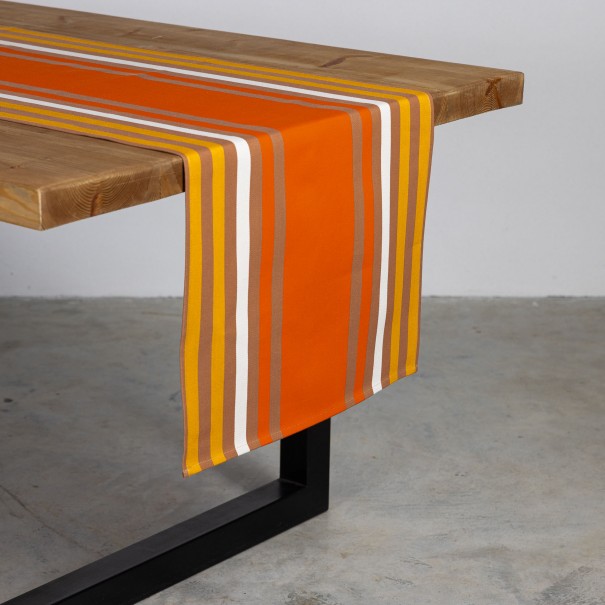 Chemin de table toile enduite