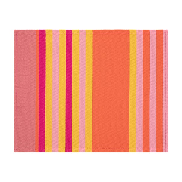Coated hemmed placemat