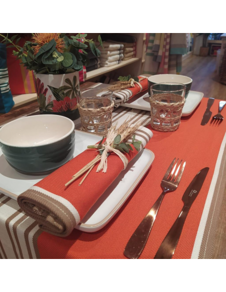 Camino de mesa de algodon