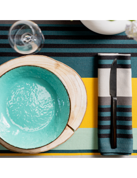 Coated tablecloth