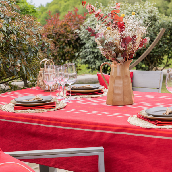 Nappe enduite Adela Rouille
