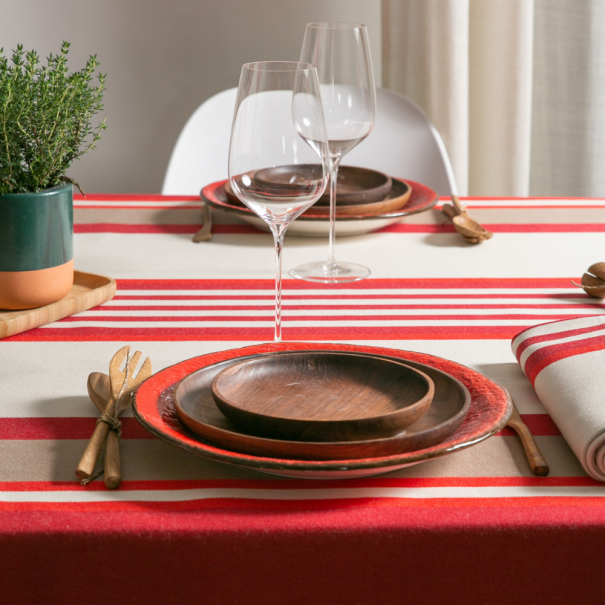Coated tablecloth