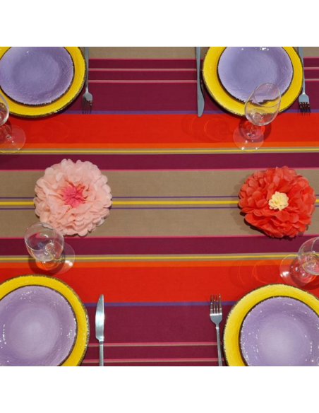 Coated tablecloth