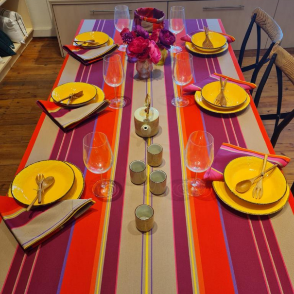 Coated tablecloth