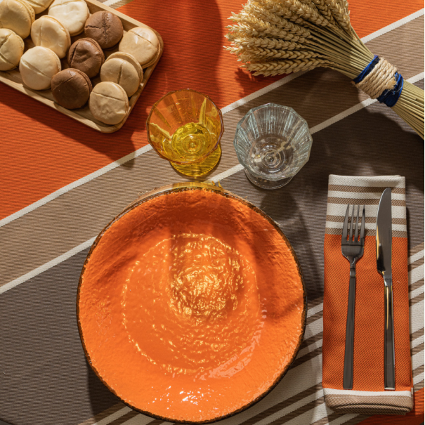 Coated tablecloth