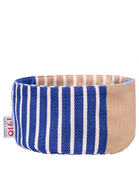 Cesta redonda de pan de algodón