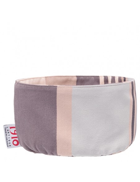 Cesta redonda de pan de algodón