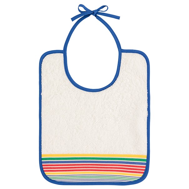 WHITE TERRY BIB