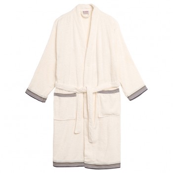 Peignoir de bain mixte en éponge