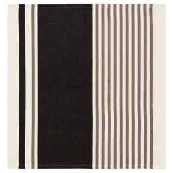 Serviette de table coton bio Txomin Noir