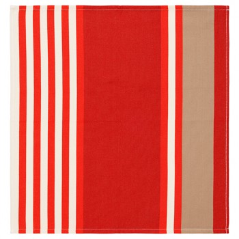 Serviette de table coton bio pnatxika rouille