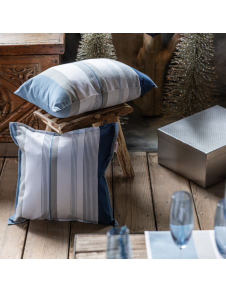 Housse de coussin carré coton bio sergé
