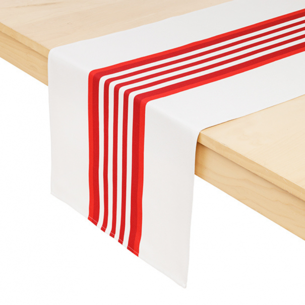 Chemin de table, jeté, Pantxika Rouille, coton bio