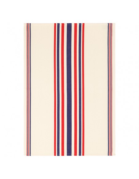 Torchon coton bio Mante Bleu/Rouge Torchon coton bio Mante Bleu/Rouge