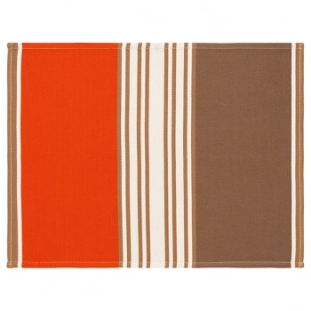 Coated hemmed placemat