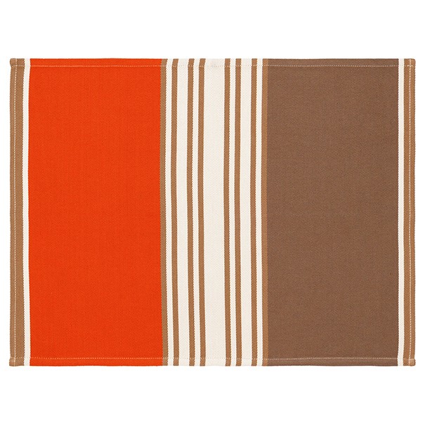 Coated hemmed placemat