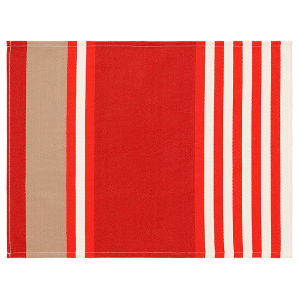 Coated hemmed placemat