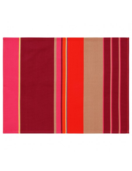Coated hemmed placemat