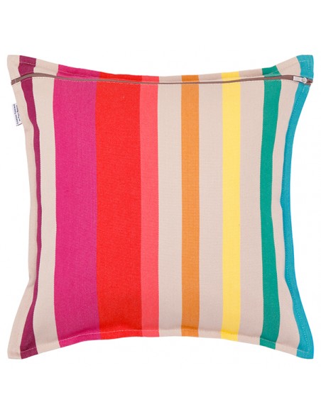 Housse de coussin carré coton bio sergé