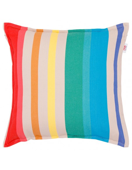 Housse de coussin carré coton bio sergé