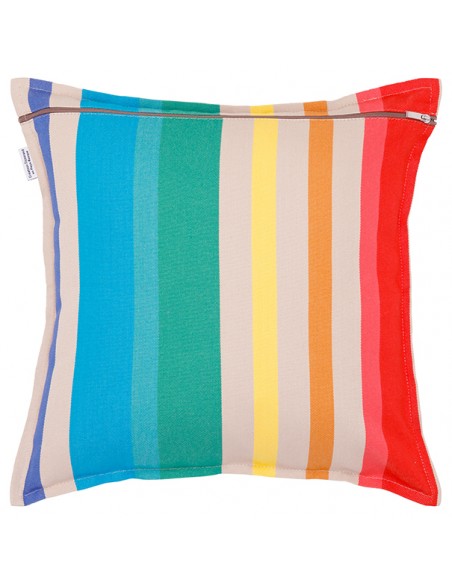 Housse de coussin carré coton bio sergé