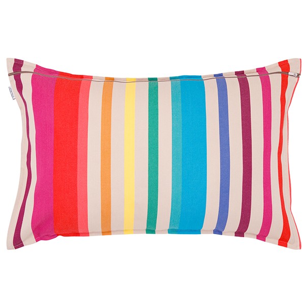 Housse de coussin rectangulaire coton bio