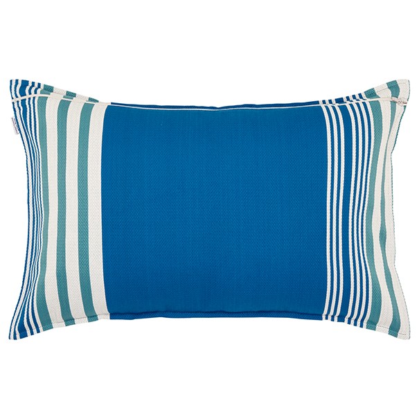 Housse de coussin rectangulaire coton bio chevron