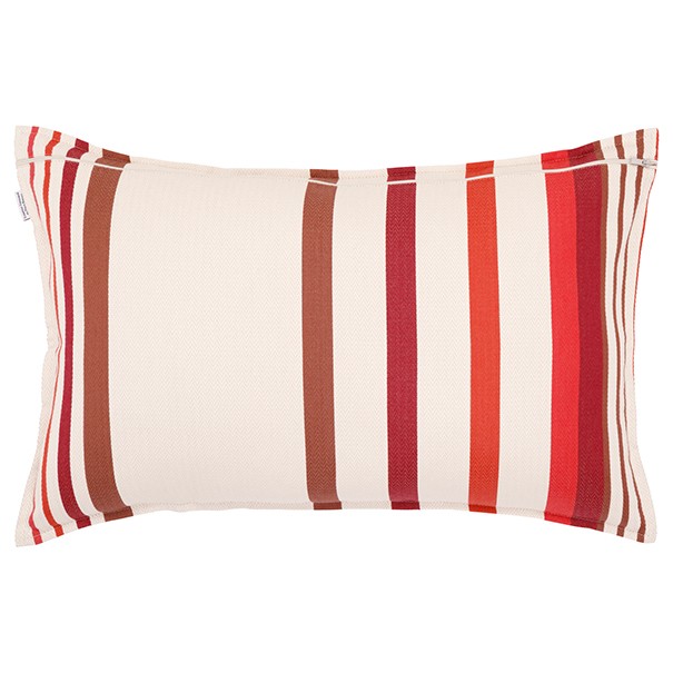Housse de coussin rectangulaire coton bio chevron