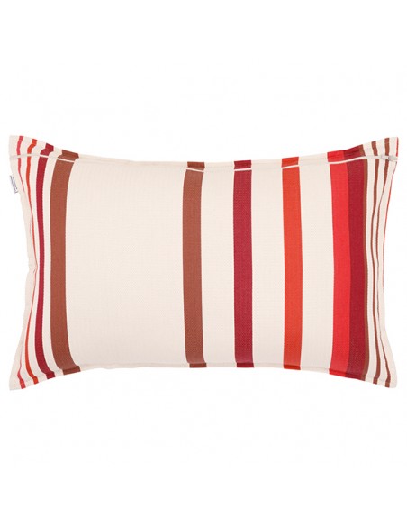 Housse de coussin rectangulaire coton bio chevron