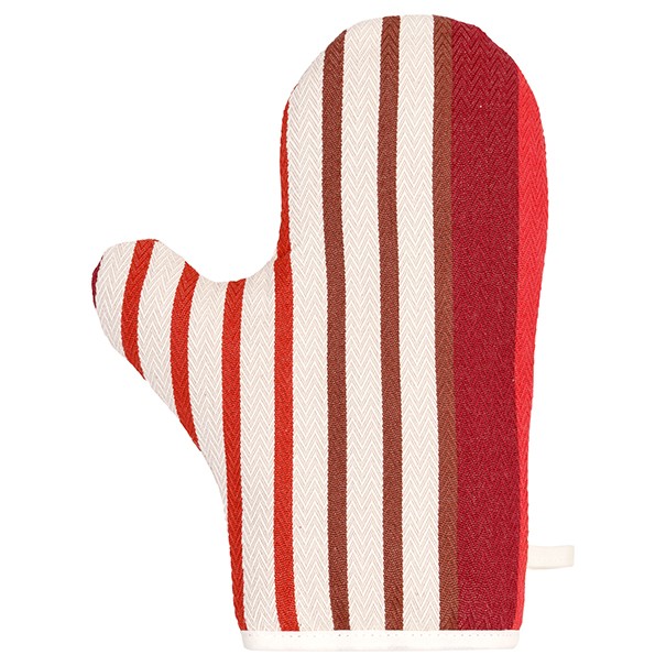 Gant de cuisine coton bio - tissage chevron