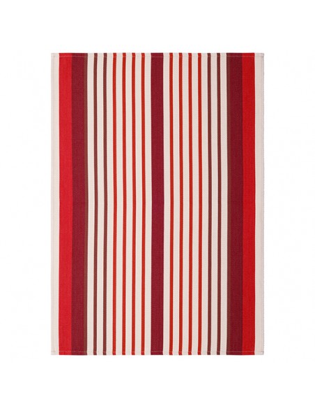 Torchon coton bio - tissage chevron