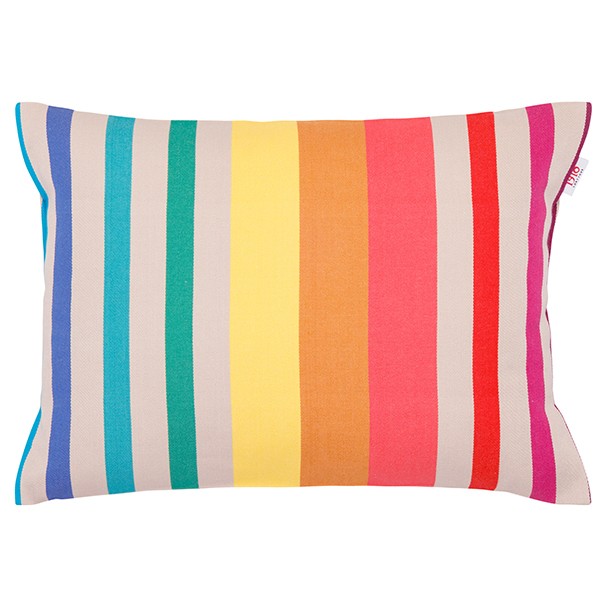 Coussin rectangulaire coton bio sergé déhoussable