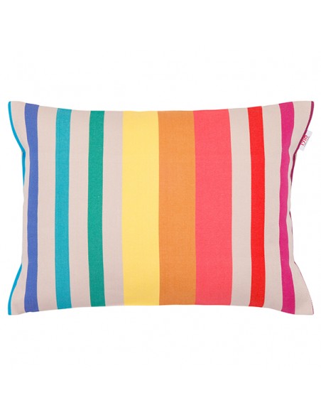 Coussin rectangulaire coton bio sergé déhoussable