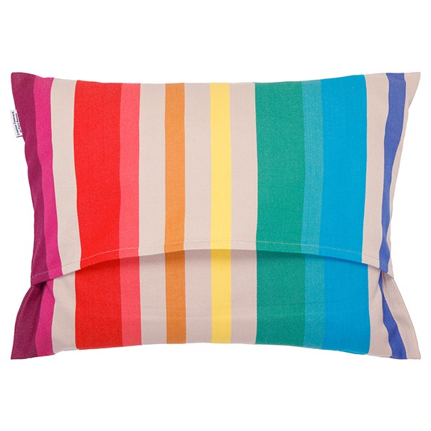 Coussin rectangulaire coton bio sergé déhoussable