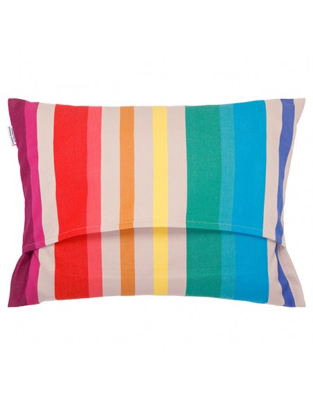 Coussin rectangulaire coton bio sergé déhoussable