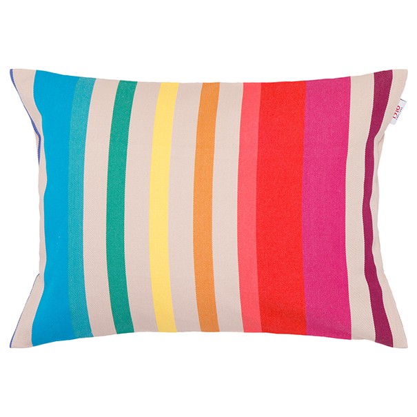 Coussin rectangulaire coton bio sergé déhoussable