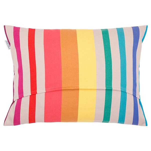 Coussin rectangulaire coton bio sergé déhoussable