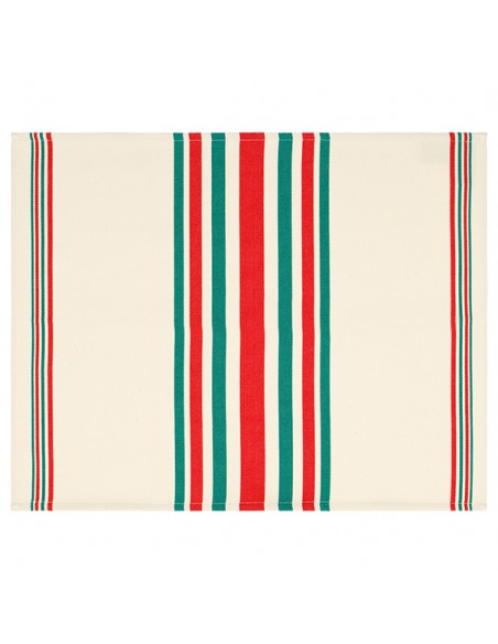 Toalla de mano Mante rouge/vert