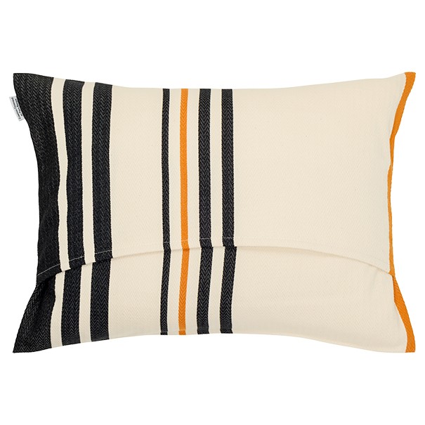 Coussin rectangulaire coton bio chevron...