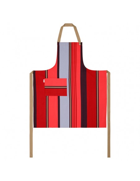 Adjustable organic cotton apron