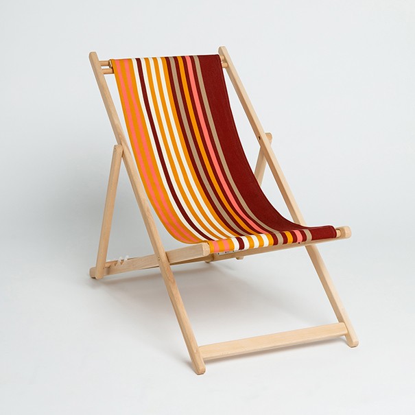 Outdoor deckchair Ida