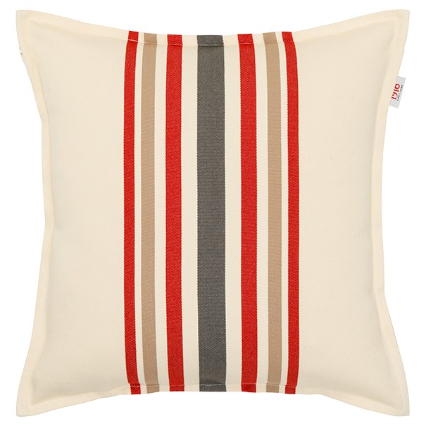 Housse de coussin 40*40cm mante Havane/Rouille, coton bio