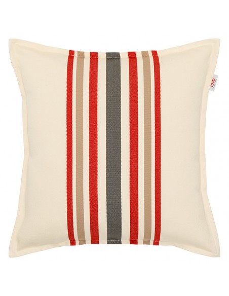 Housse de coussin 40*40cm mante Havane/Rouille, coton bio