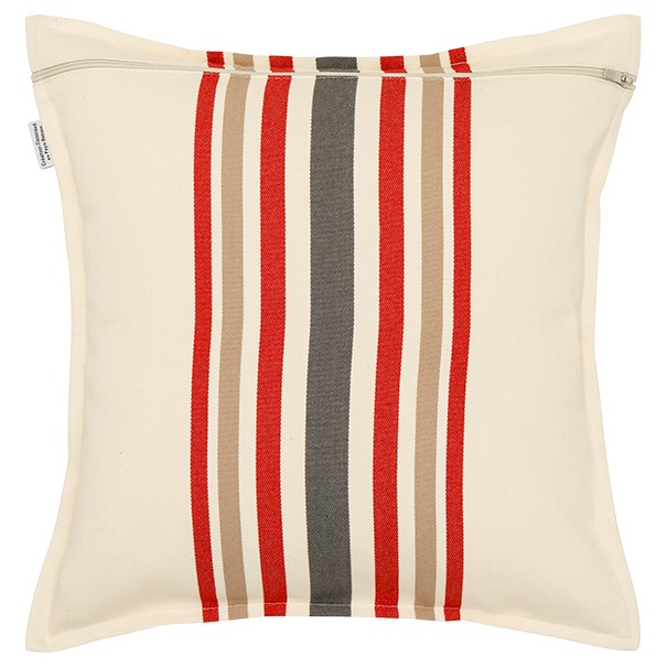 Housse de coussin carré coton bio sergé