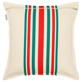 Housse de coussin 40*40cm Mante Rouge/vert, coton bio 2