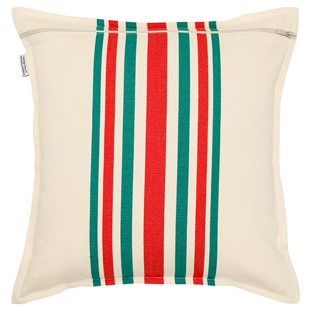 Funda de cojín cuadrada en sarga de algodón...