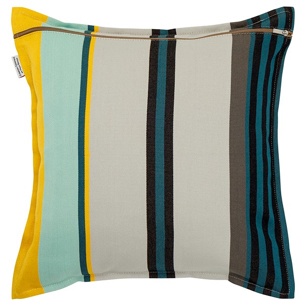 Housse de coussin carré coton bio sergé