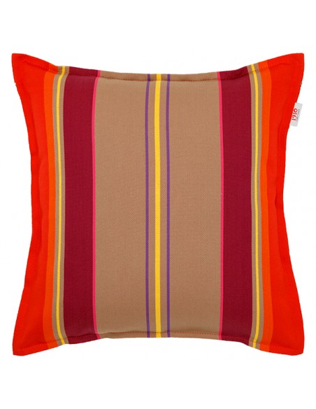 Housse de coussin carré coton bio sergé