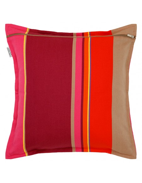Housse de coussin carré coton bio sergé