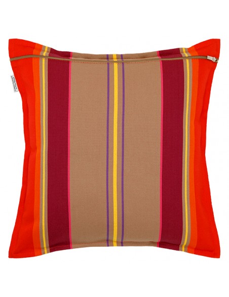 Housse de coussin carré coton bio sergé